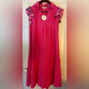 NWT Magenta swing dress